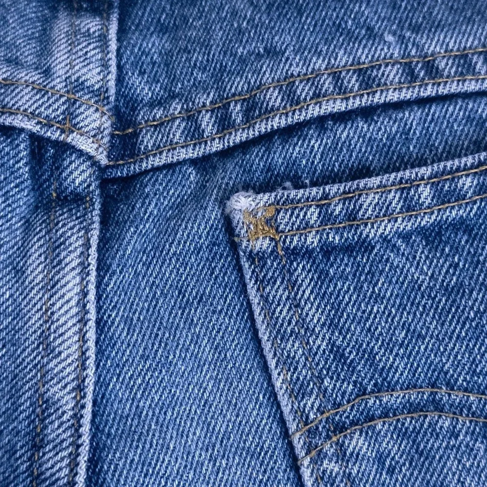 Vintage 90s Lee High Rise Denim Jeans Medium‎ Wash Kids Size 8